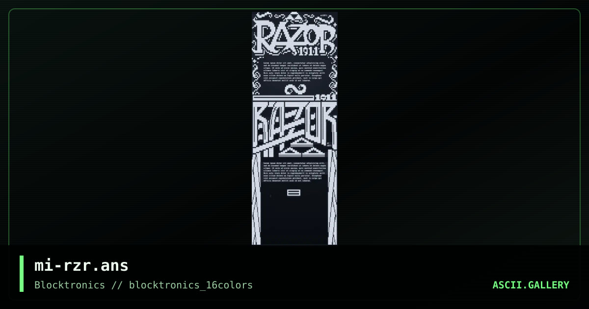 razor1011 logos, by mongi, 2013