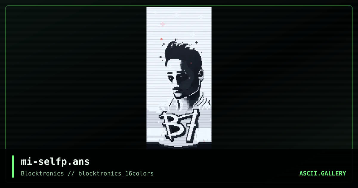 self-portrait, by mongi, 2013