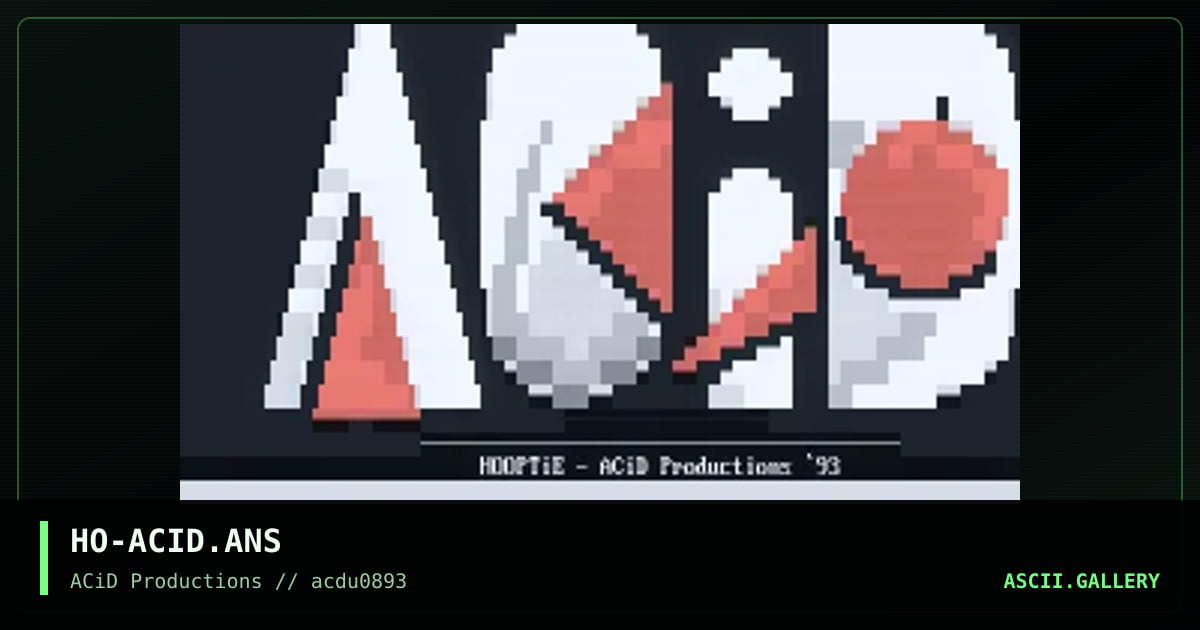 HO-ACID.ANS, by hooptie, 1993