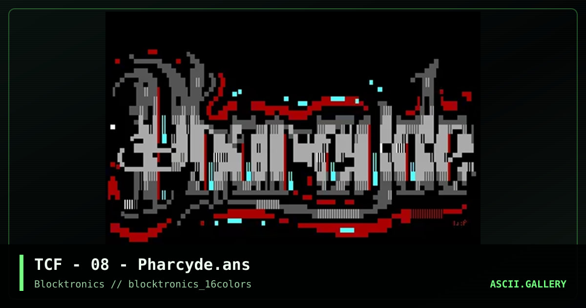 TCF - 08 - Pharcyde.ans, by tcf, 2013