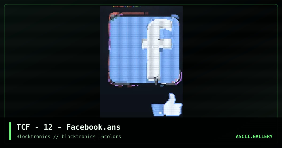 TCF - 12 - Facebook.ans, by tcf, 2013