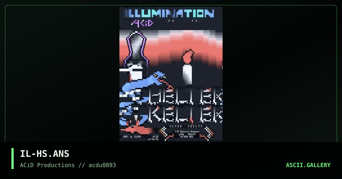 IL-HS.ANS, by illumination, 1993