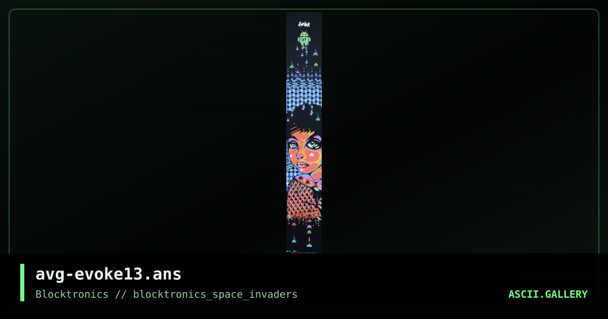 avg-evoke13.ans, by avenging angel, 2013
