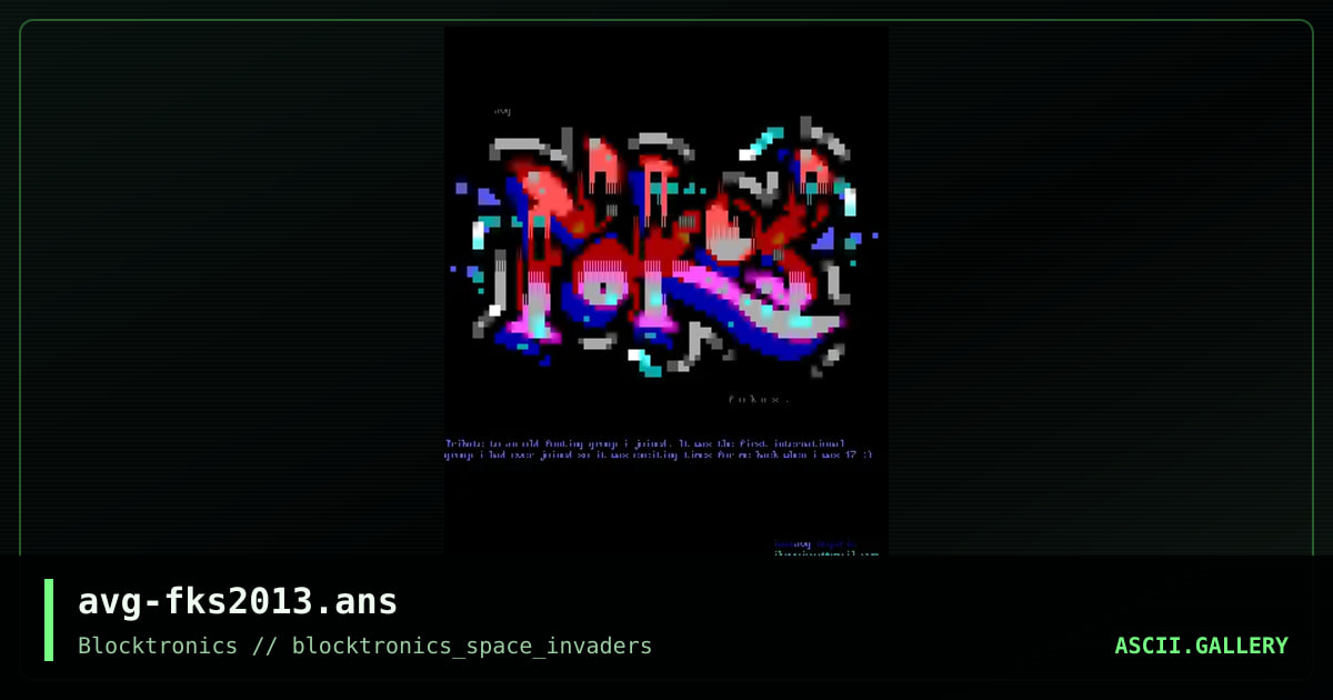 avg-fks2013.ans, by avenging angel, 2013