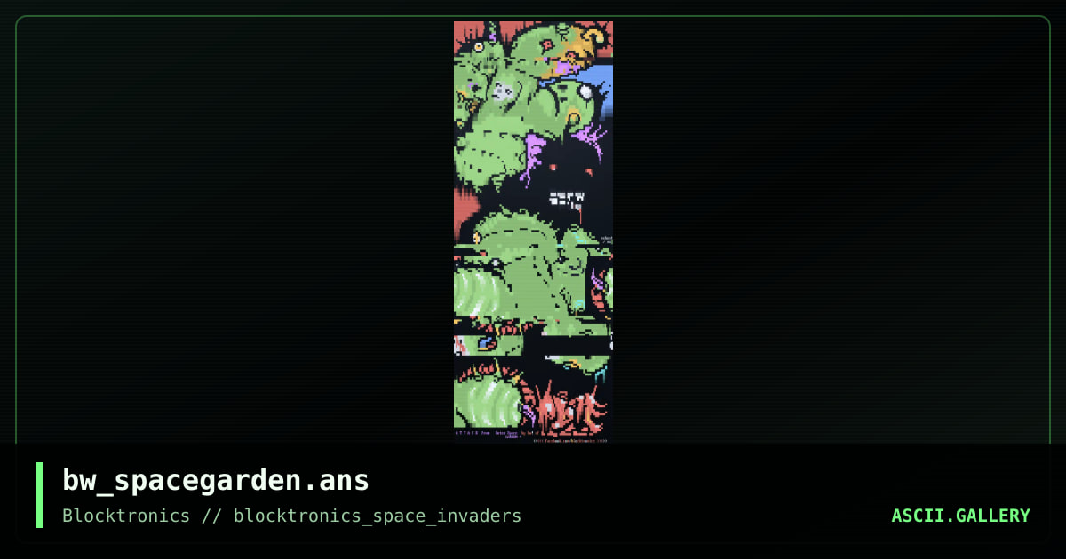 bw_spacegarden.ans, by binary walker, 2013