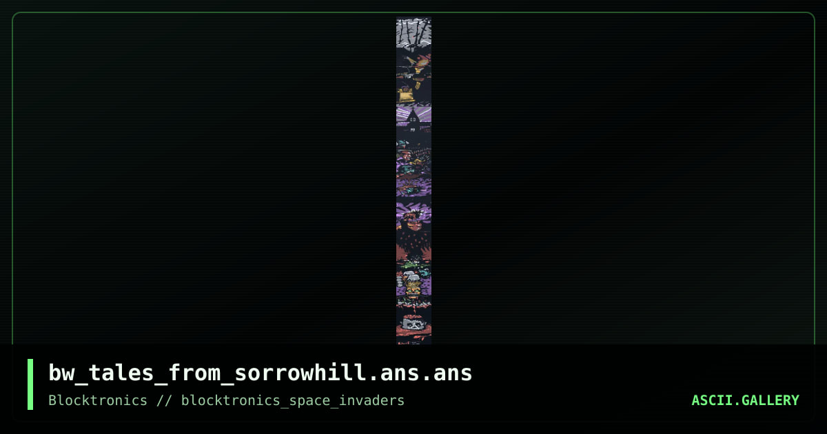 bw_tales_from_sorrowhill.ans.ans, by binary walker, 2013