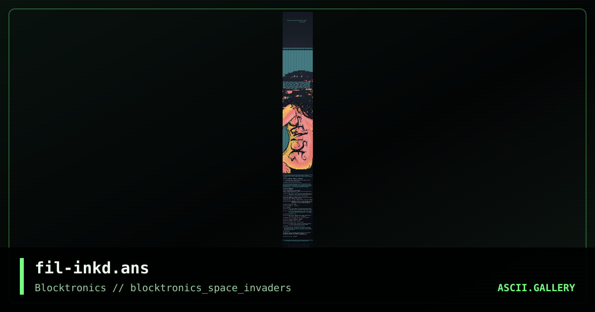 fil-inkd.ans, by filth, 2013