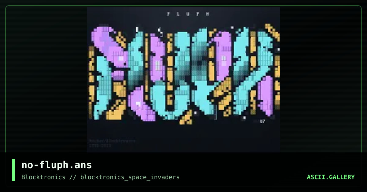 no-fluph.ans, by noches, 2013