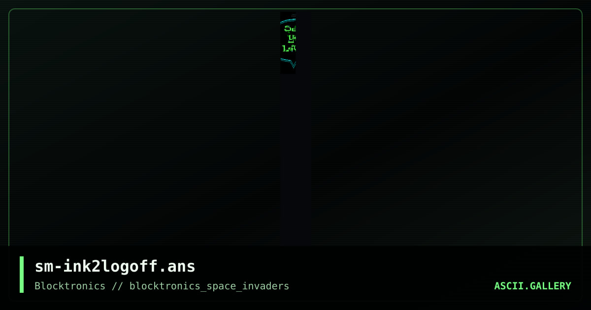 sm-ink2logoff.ans, by smooth, 2013
