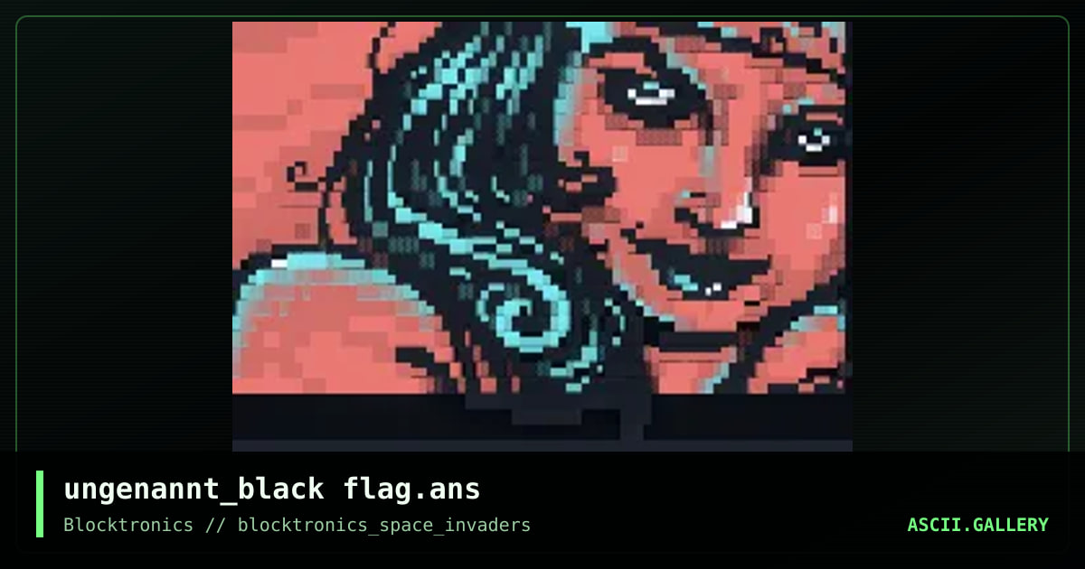 ungenannt_black flag.ans, by ungenannt, 2013