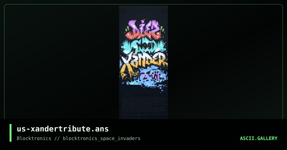 us-xandertribute.ans, by knocturnal, avenging angel, spear, 2013