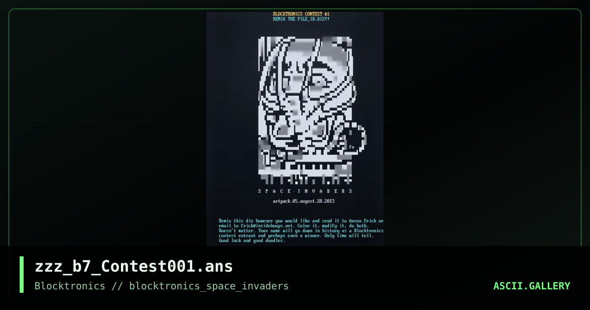 zzz_b7_Contest001.ans, by the creep fever, 2013