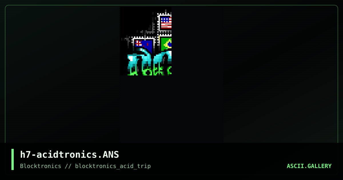 ACIDTRONICS, by h7, 2013
