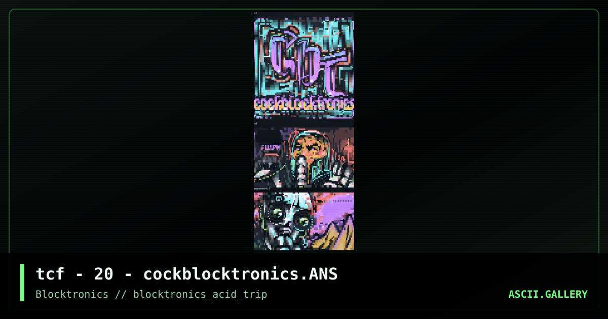 cockblocktronics, by the creep fever, 2013