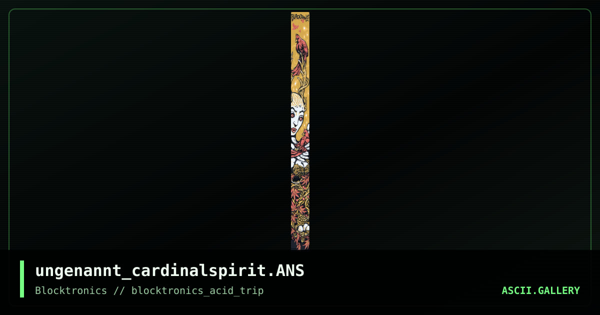 cardinal spirit, by ungenannt, 2013