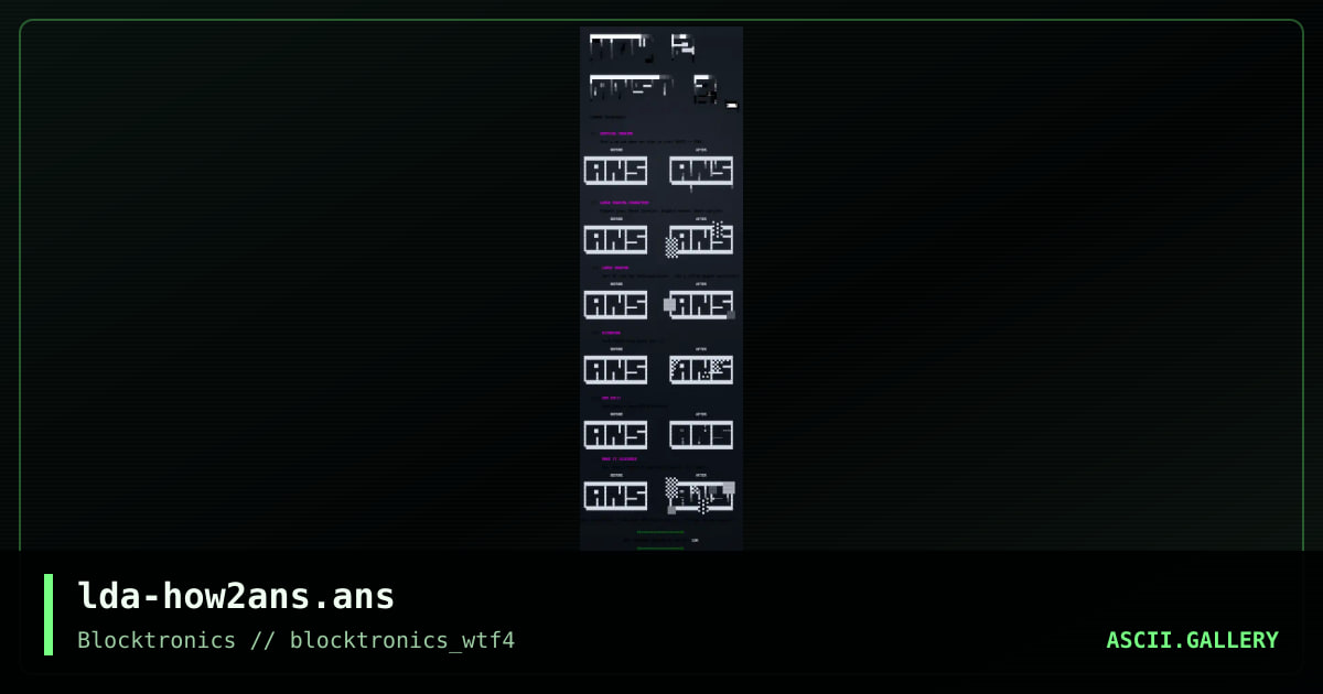 lda-how2ans.ans, by lda, 2014
