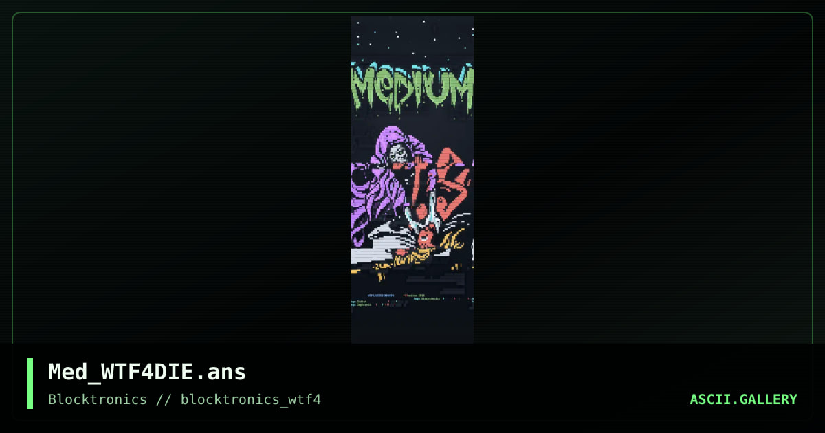 Med_WTF4DIE.ans, by medium, 2014