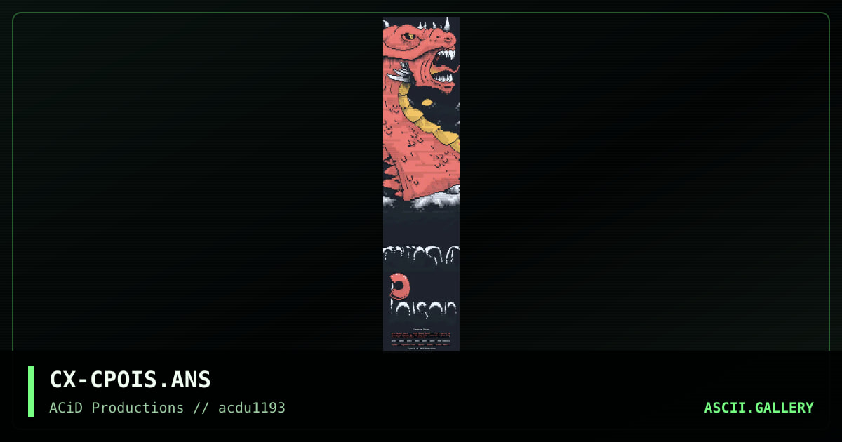 CX-CPOIS.ANS, by cyber x, 1993