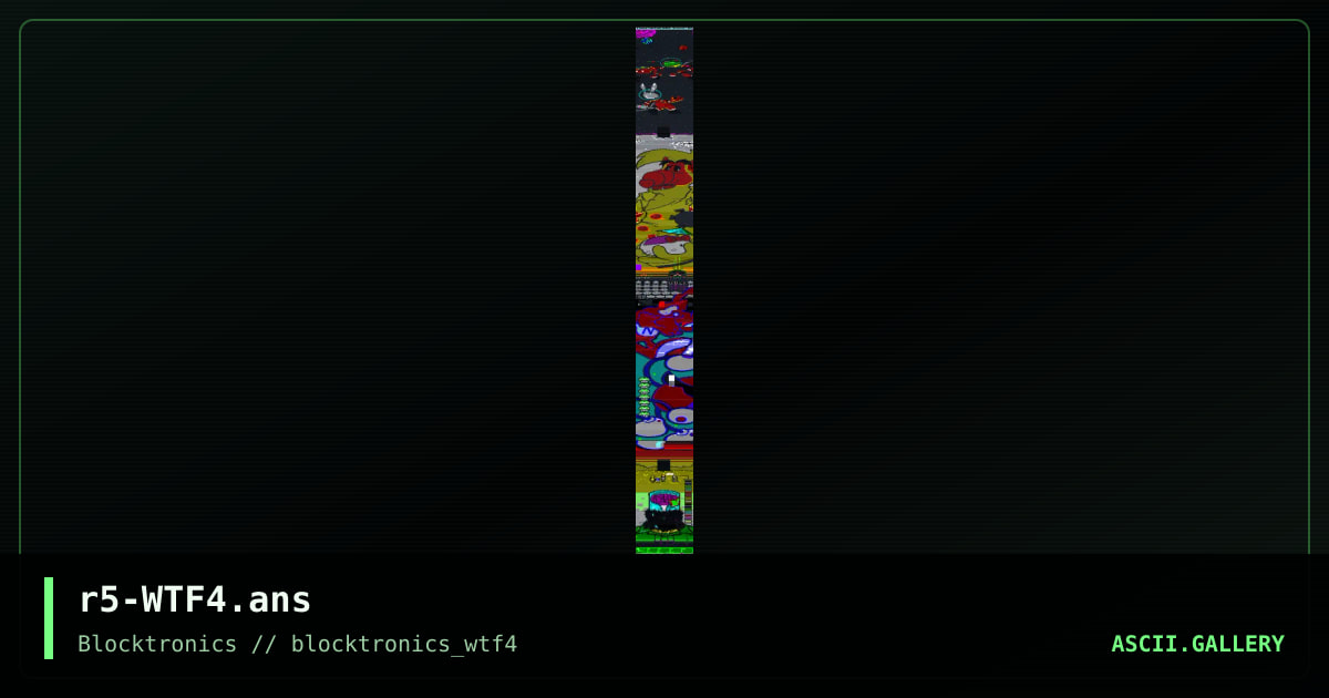 WTF4, by resetsurvivor, 2014