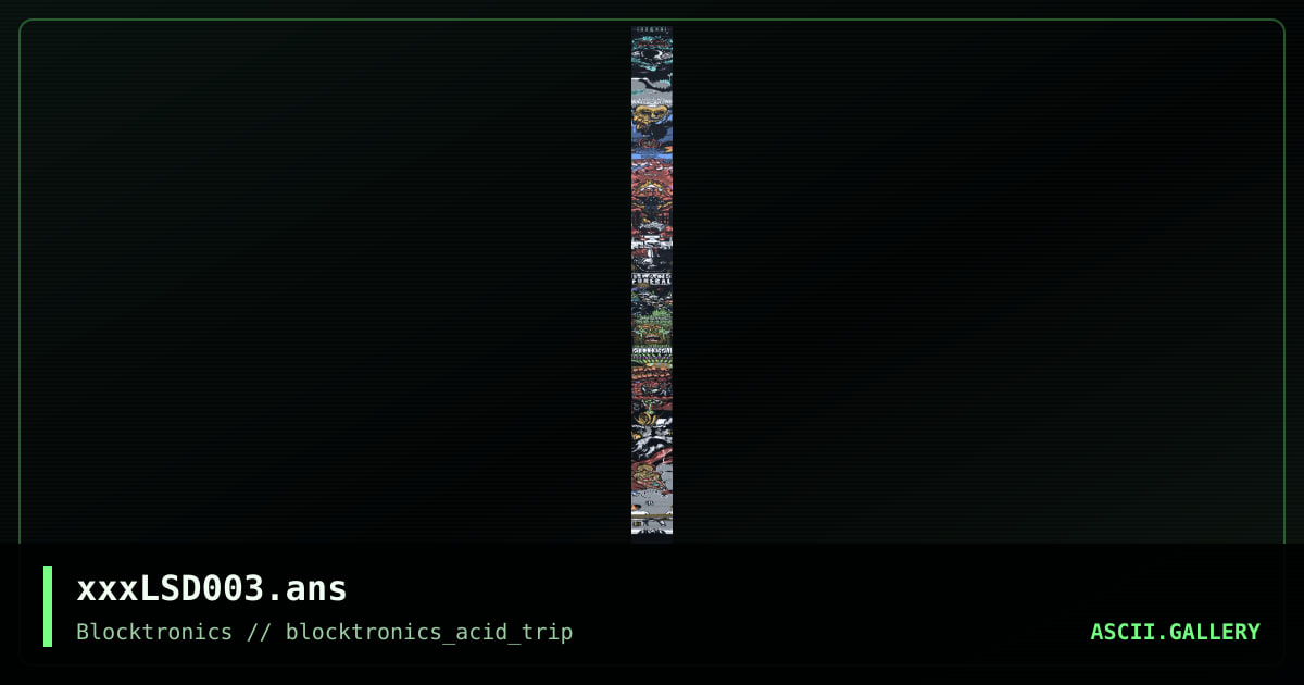 xxxLSD003.ans, by blocktronics, 2013