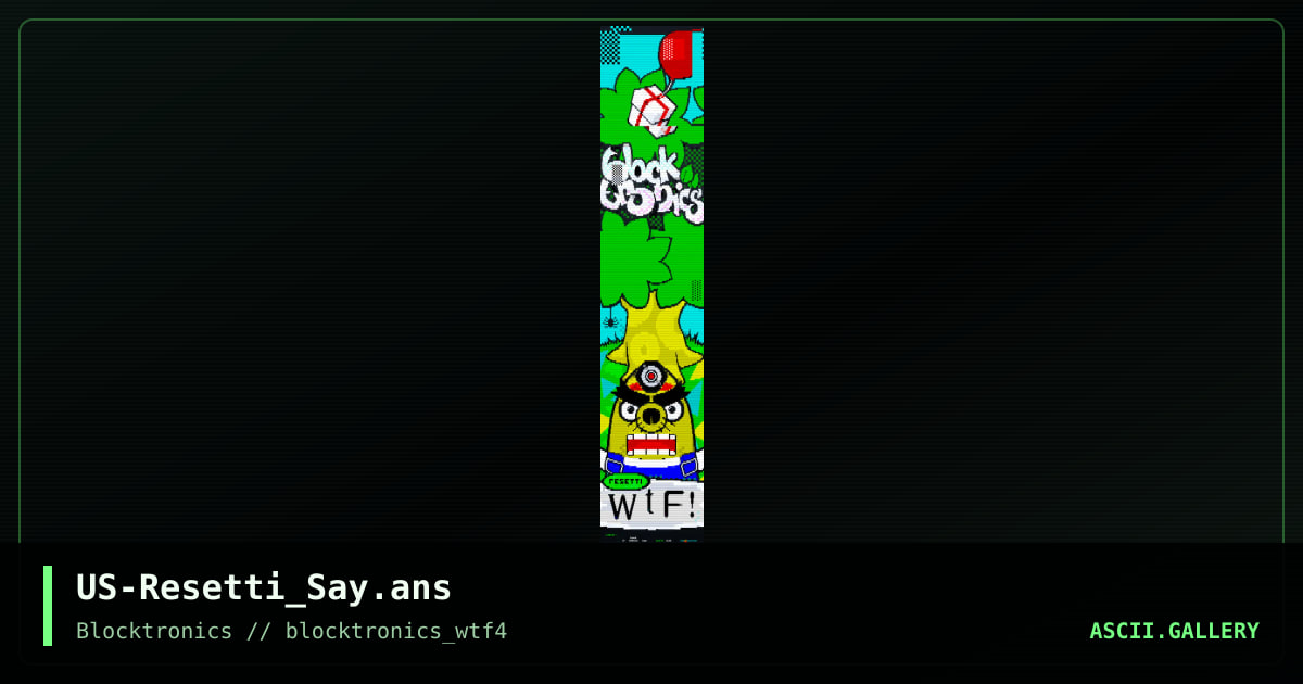 Mr. Resetti says: WtF!, by misfit, resetsurvivor, 2014