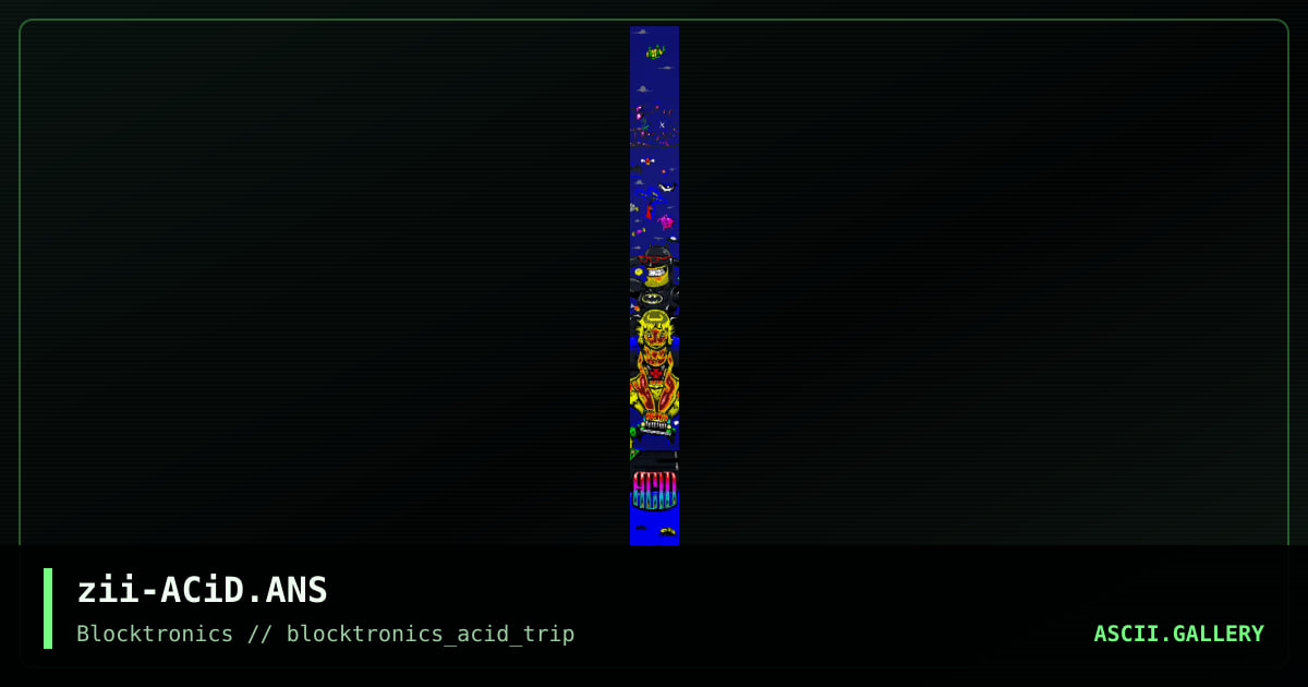 blocktronics acid trip, by zeus ii, 2013