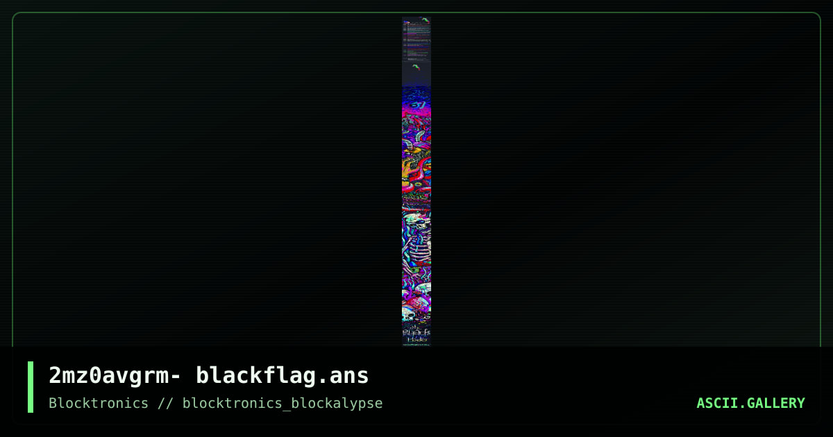 2mz0avgrm- blackflag.ans, by mattmatthew, enzo, avenging angel, 2014