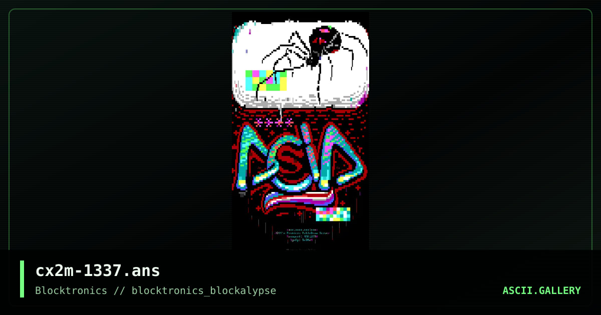 cx2m-1337.ans, by mattmatthew, cyonx, 2014