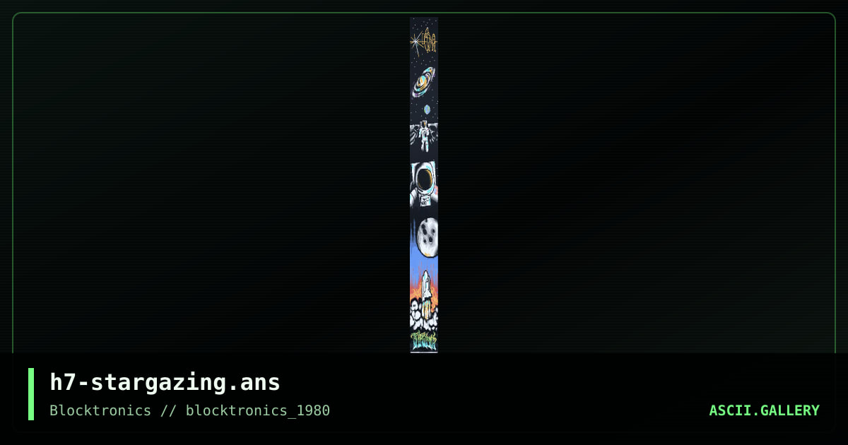 h7-stargazing.ans, by h7, 2014