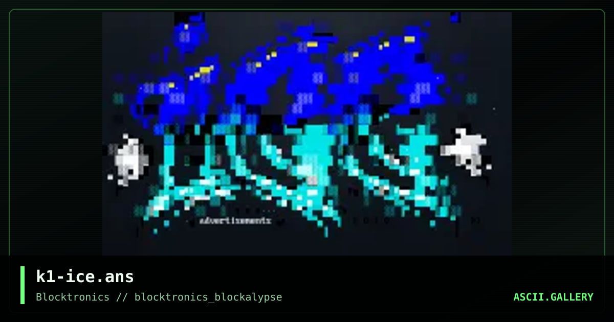 iCE, by knocturnal, 2014