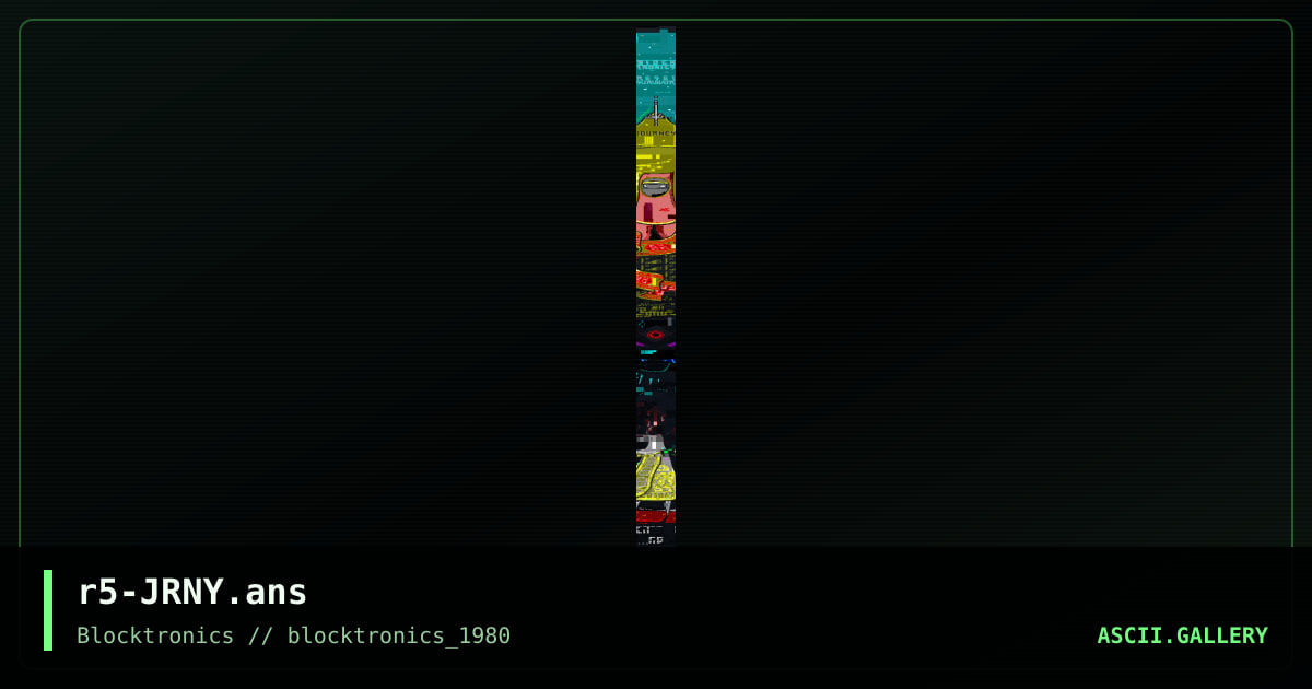 JRNY, by resetsurvivor, 2014