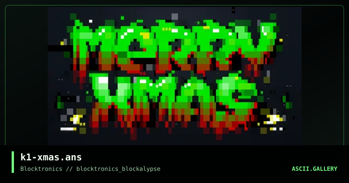 Merry Christmas! 2013, by knocturnal, 2014