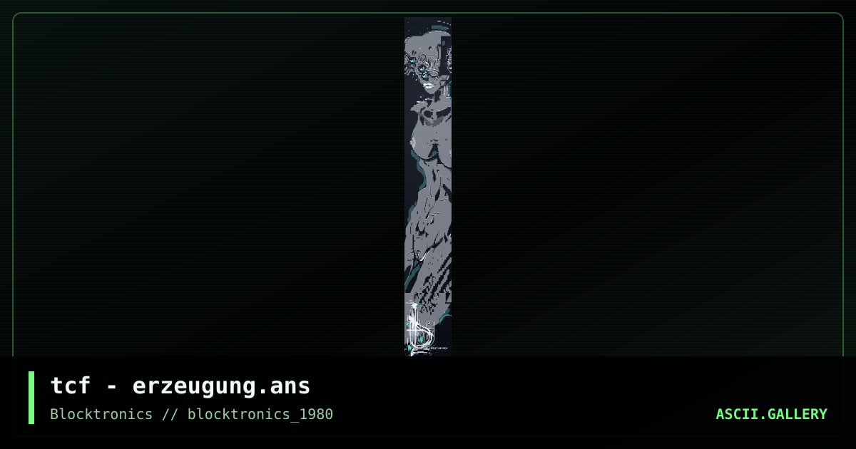 tcf - erzeugung.ans, by tcf, 2014