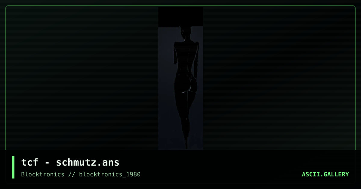 tcf - schmutz.ans, by tcf, 2014