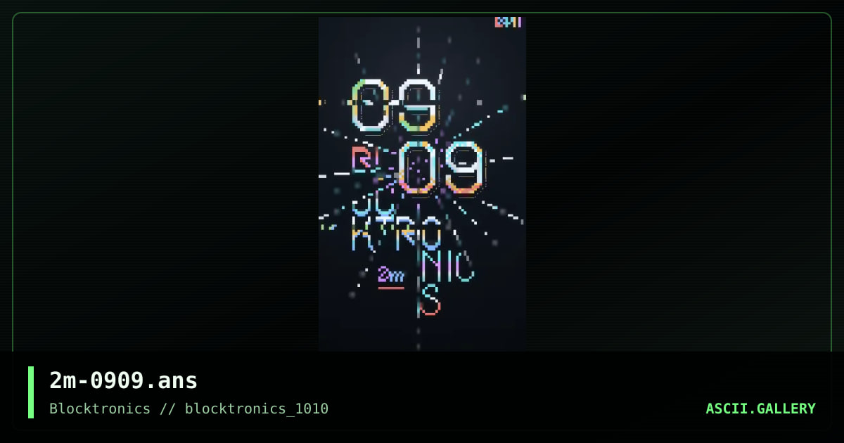 0909, by mattmatthew, 2014