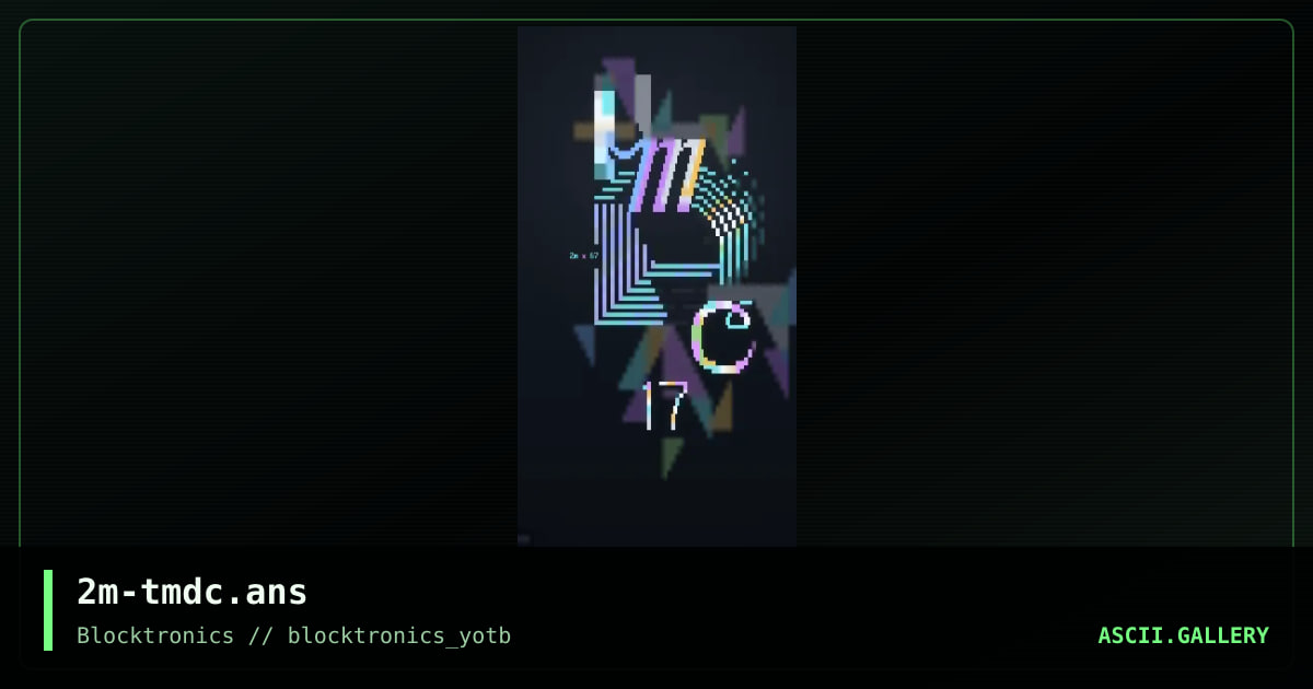 2m-tmdc.ans, by mattmatthew, 2015