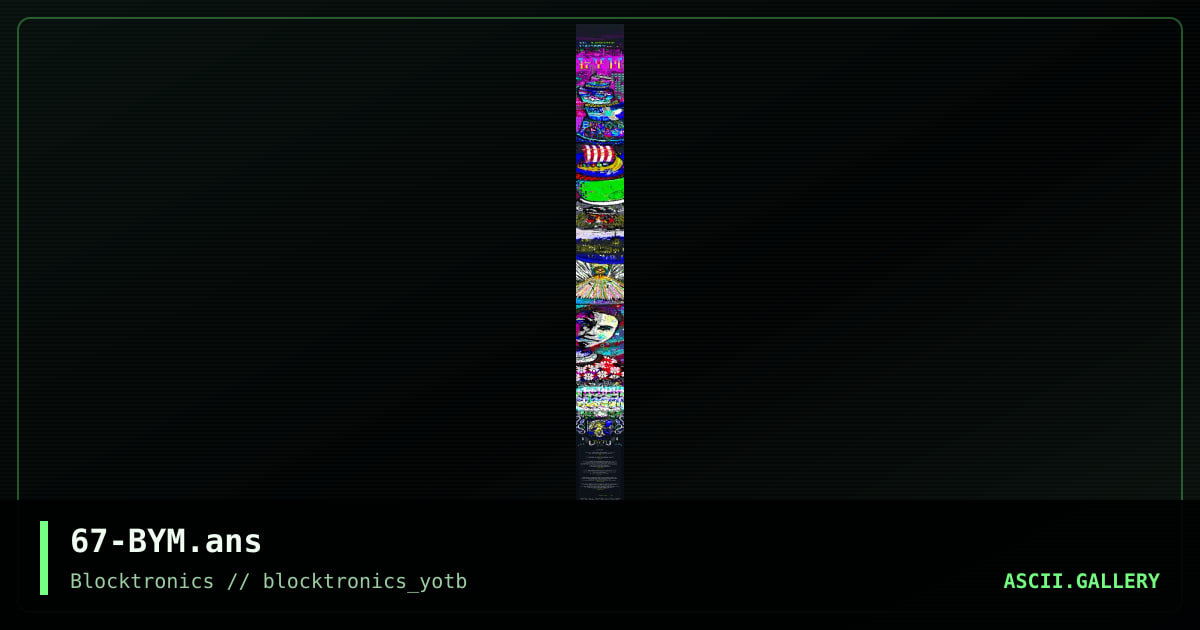 67-BYM.ans, by mattmatthew, zeus ii, avenging angel, tcf, rad man, resetsurvivor, filth, mypalgoo, ant, argon, enzo, ironghost, 2015