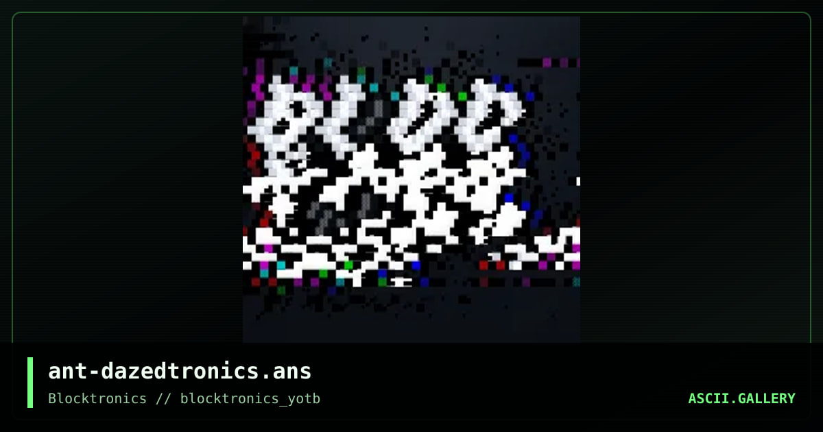 dazedtronics, by ant, 2015