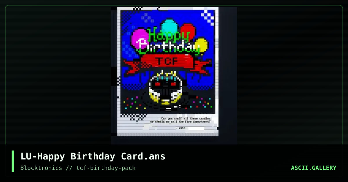LU-Happy Birthday Card.ans, by enzo, 2015