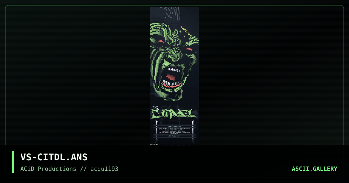 VS-CITDL.ANS, by vision, 1993