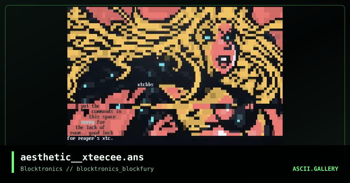 aesthetic__xteecee.ans, by aesthetic, 2015