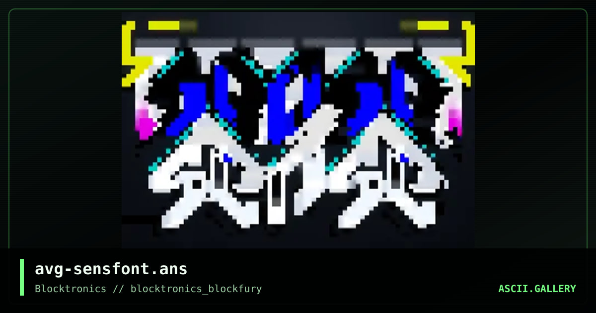 avg-sensfont.ans, by avenging angel, 2015