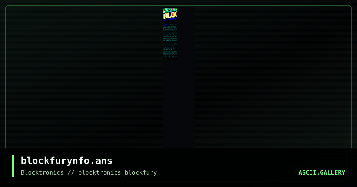blockfurynfo.ans, by argon, avenging angel, mattmatthew, 2015