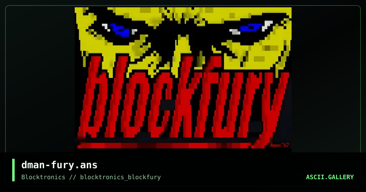 blockfury, by dman, 2015
