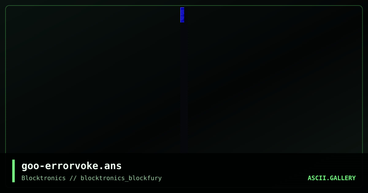 ERRORVOKE, by mypalgoo, 2015