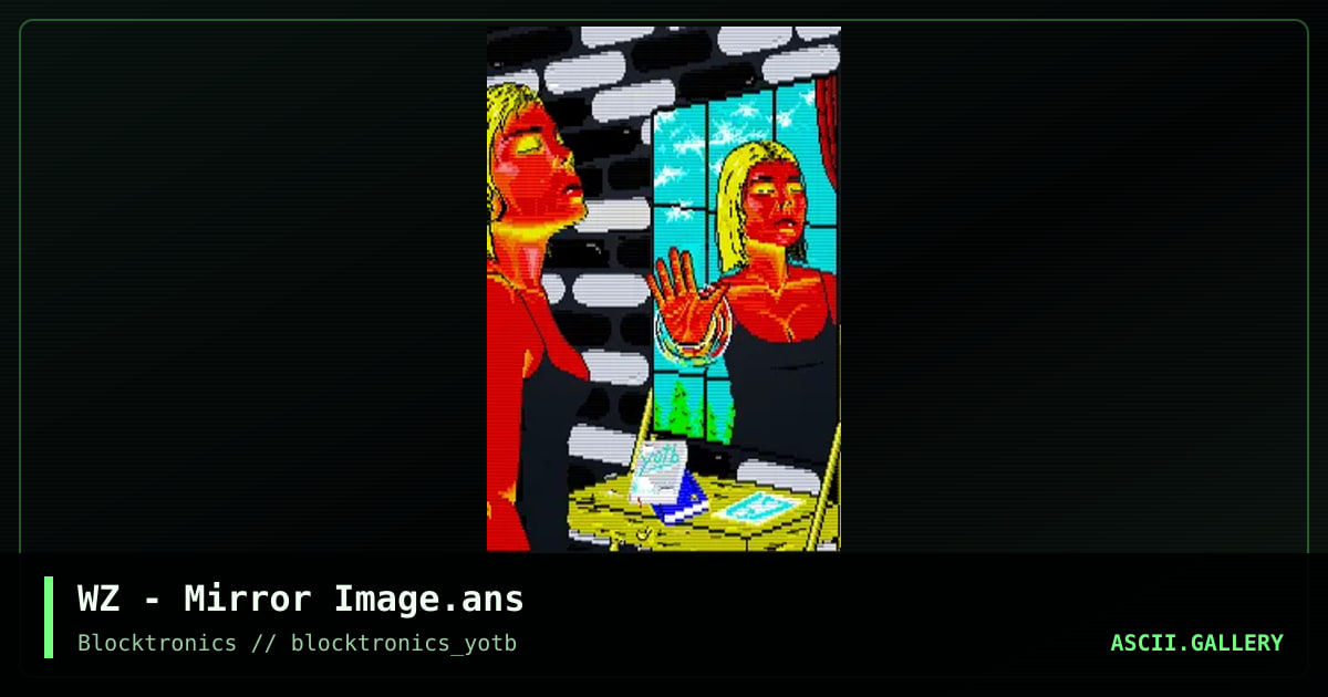 Mirror Image, by whazzit, 2015