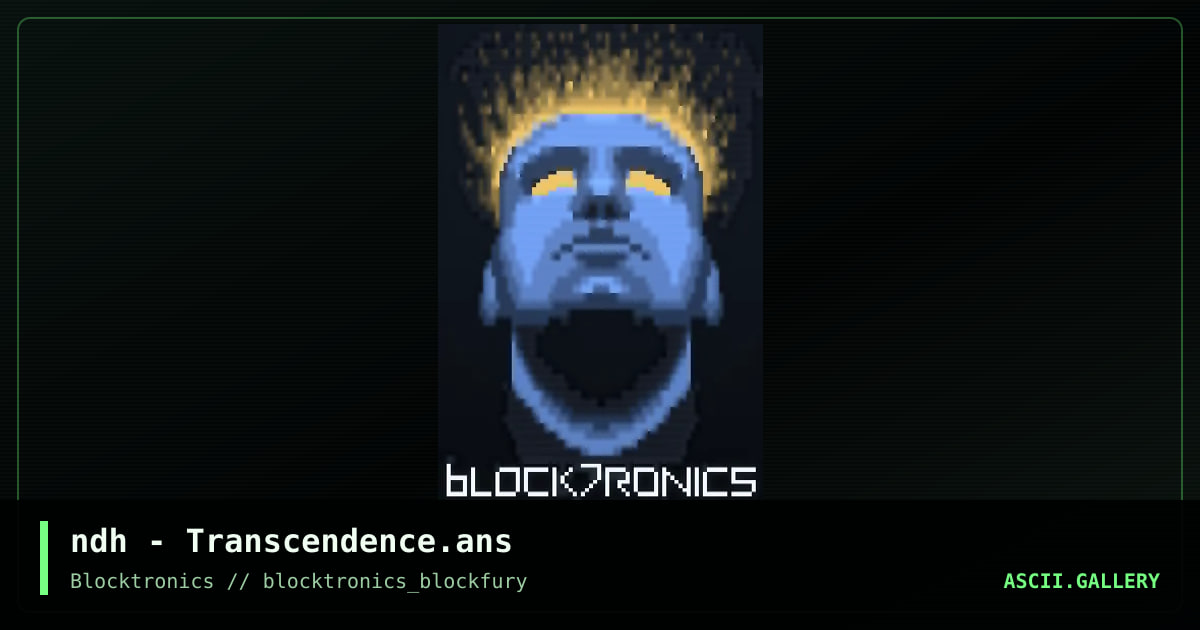 Transcendence, by ndh, 2015