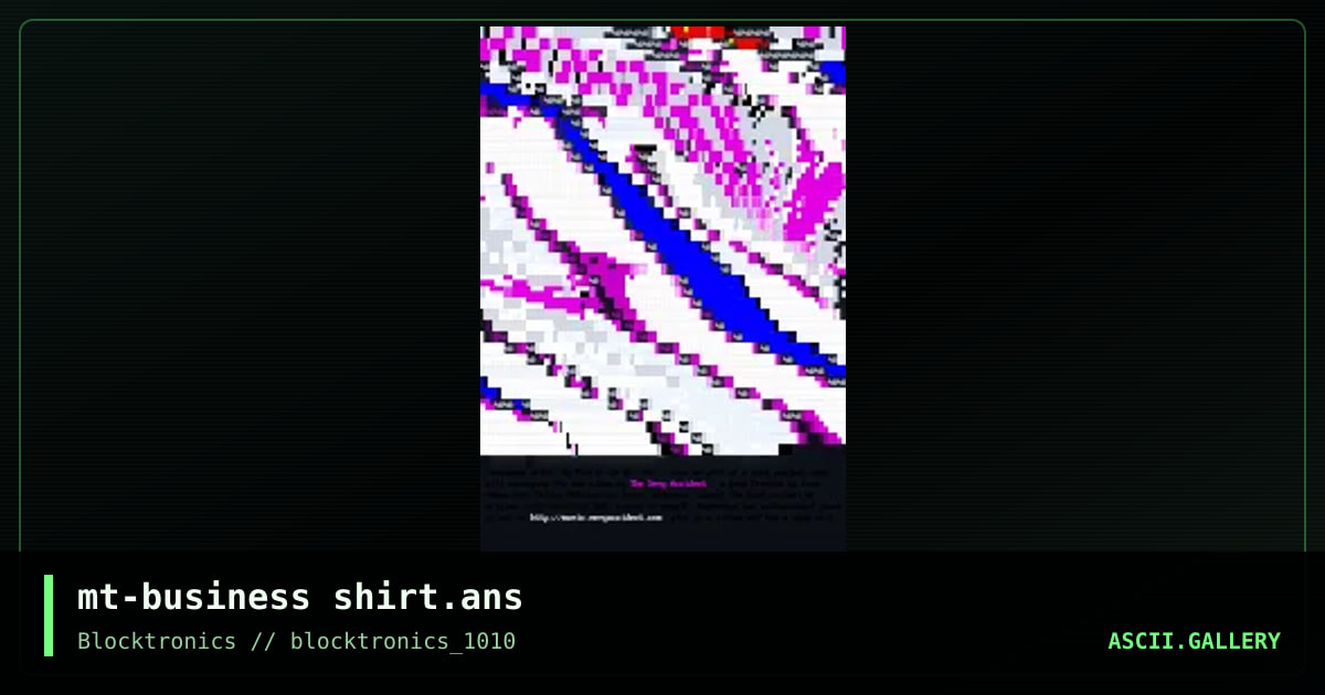 mt-business shirt.ans, by misfit, 2014