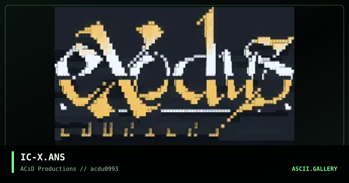 IC-X.ANS, by icy, 1993