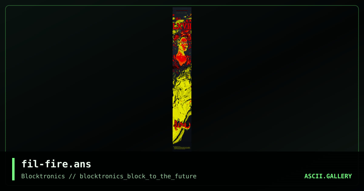 FiRE COMBUSTION!, by filth, 2015